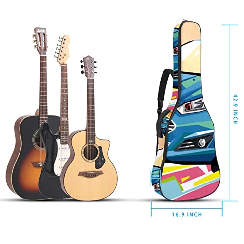 Housse pour guitare acoustique rouge cerise de 1 cm d’épaisseur avec rembourrage étanche pour guitare 101,6 cm, 101,4 cm… - Les Beatles, Paul McCartney, John Lennon, RIngo Starr, George Harrison Housse pour guitare acoustique rouge cerise de 1 cm d'épaisseur avec rembourrage étanche pour guitare 101,6 cm, 101,4 cm… – Image 6