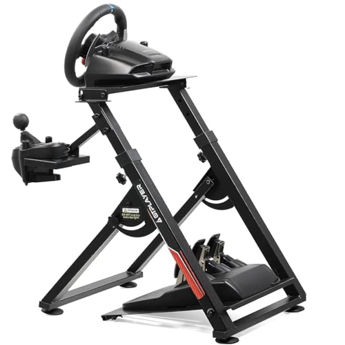 GTPLAYER Support Volant pour G923 G29 G920 Thrustmaster T300RST500RS Volant Gaming Retour de Force & TH8A Levier de Vitesse V1 - Fanatec Clubsport PS4 -...