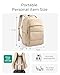 BAGSMART 30L Travel Backpack for Women, Carry on Backpack for Airplanes, Gym Backpack with Shoe Compartment, Lightweight Travel Bag Fits 15.6 Inch, Water-Resistant, Desert