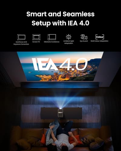 Image of NEBULA Cosmos 4K SE Smart Video Projector, Dolby Vision, 1800 ANSI Lurmens Brightness, HybridBeam (Laser + LED), Google TV, Official Netflix, Portable with Handle