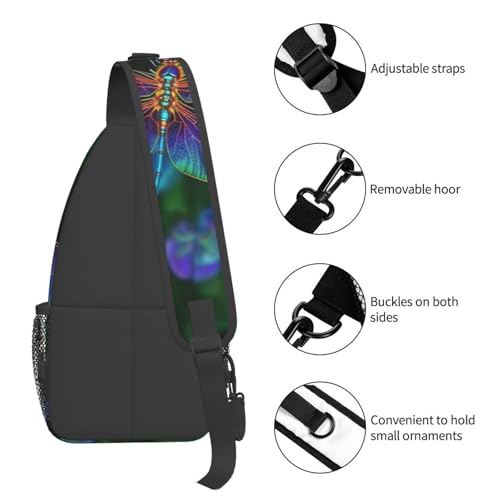 Bolso Dragonfly Crossbody Casual para Hombre y Mujer miniatura 5
