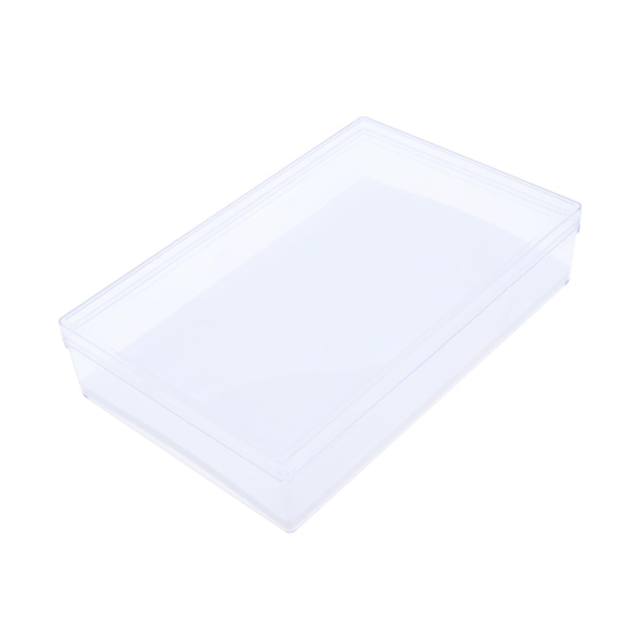 Cabilock Caja Expositor Transparente para Especímenes de Insectos Vitrina Multifuncional con Tapa Protectora Almacenamiento Duradero para Joyas Monedas y Manualidades