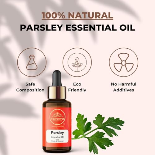 Image of Parsley Essential Oil (Plumeria alba) for Skin, Face, Aromatherapy & DIY Soap, Candle Making Scent 30ml (1 oz)