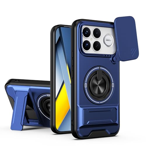 Case �Ή��@�� for Xiaomi Poco F8 Ultra 5G, �Ή��@�� for Xiaomi Poco F8 Ultra 5G ���C�f���A���X�^���h�t���X�}�z�P�[�X Blue