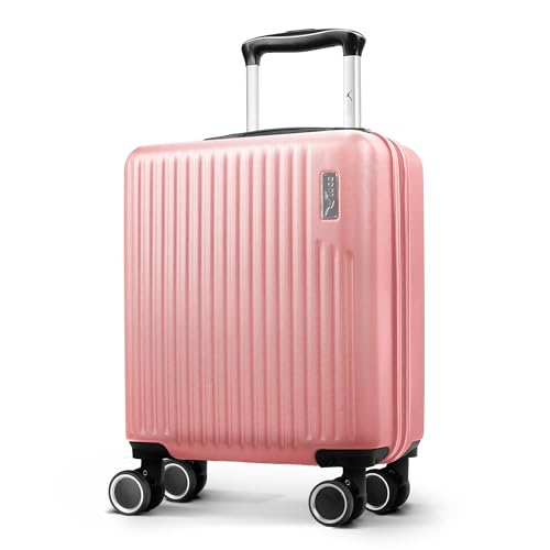 LUGG 15 Inch Vacay Lightweight Travel Cabin Bag Carry On Approved Suitcase ABS Shell Protection...