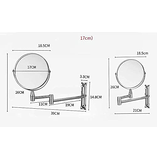 Miroir grossissant télescopique haute définition à double face orientable - 3