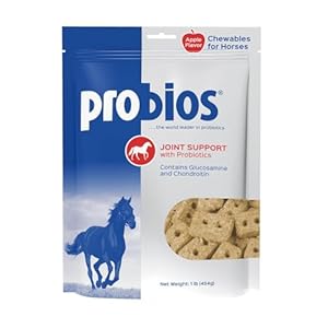 Probios Horse Treats for Hip and Joint with Glucosamine, 1-Pound