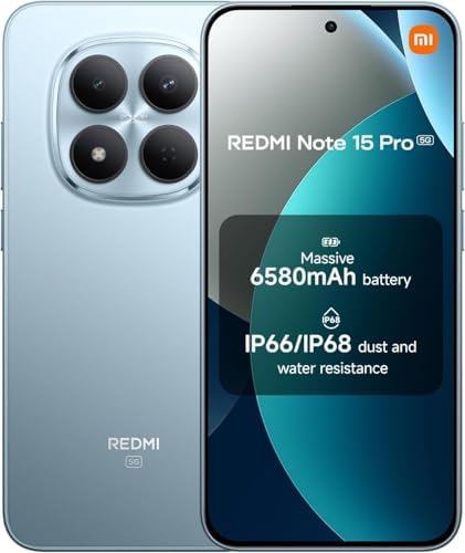Smartphone Xiaomi Redmi Note 15 Pro 5G 256GB - 8GB Ram (Azul)