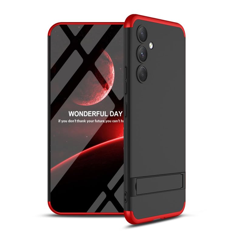 Glaslux Polycarbonate Full Body 3-in-1 Slim Fit 360 Degree Protection Hybrid Hard Bumper Back Case Cover for Samsung Galaxy A54 5G - Red (B0CBQD4DX3) Amazon Price History, Amazon Price Tracker