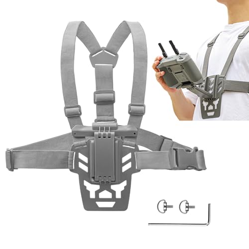 For DJI RC 2/1 Remote Controller Chest Strap Support Mount, Mini 5 Pro/Mini 4 Pro/Mavic 4 3 Pro/Air 3s Drone Accessories Remote Control Bracket, Free Hands Waist Support Mount (For RC/RC2)
