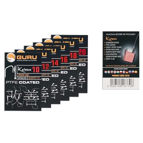 Guru Kaizen Eyed Hooks Size 10 Pack Cover