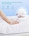 Sable Pillows for Sleeping - Queen Size Set of 2 - Luxury Down Alternative Pillows with Cotton Cover Skin-Friendly - Adjustable Soft Relief for Neck Pain, Good for Side and Back Sleeper, 30×20 inch