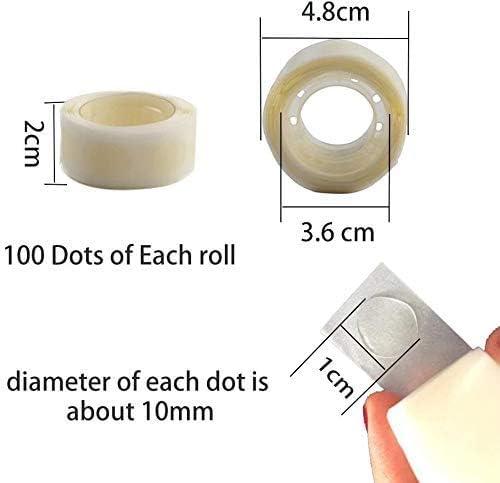 Image of Propsicle Balloon Arch Tape & Glue Dots Combo for Decoration - 5m Arch Strip + 200 Dots Glue Dot Stickers for Balloon Garland, Ceiling Balloons, Birthday, Baby Shower, Bachelorette