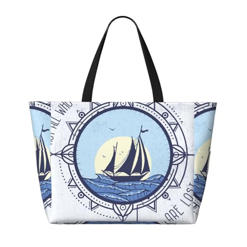 Not All Who Wander Are Lost2 Print Beach Pool Bags Tote For Women Ladies Large Gym Tote Carry On Bag For Weekender Travel Waterproof2