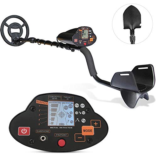 4YANG Detector de Metales MD5030- Detectores Profesionales Ligeros Cazador de Tesoros subterráneos de Alta sensibilidad Pantalla LCD Caza de Oro y Joyas bajo Agua Poco Profunda Multi-Tipo de Metal