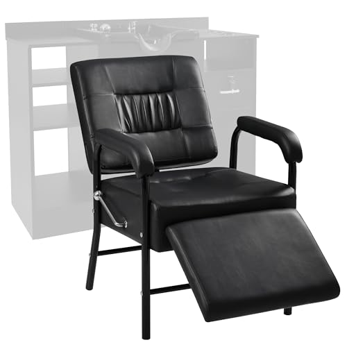 Salon Shampoo Chair with Footrest and Recline