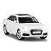 Modellini in Scala Scala 1/32 per Audi A4 Pressofuso in Lega Modello di Auto Giocattolo Nero Bianco Blu con Luce E Suono per Giocattoli da Collezione di Regali per Bambini (Size : 3)