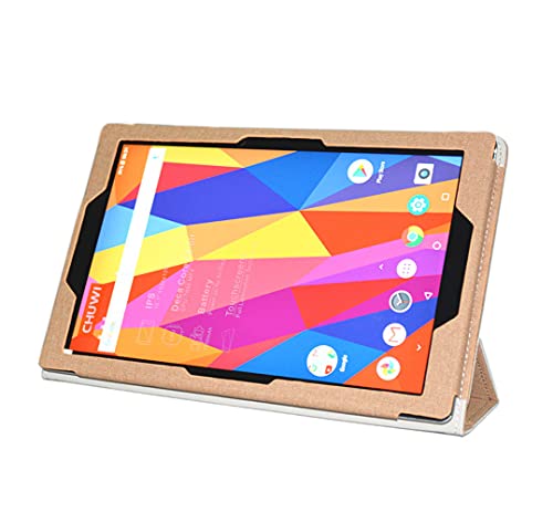 ENJOY-UNIQUE Funda compatible con CHUWI HiPAD, HIPAD X 10.1 pulgadas, fundas protectoras para tablet (dorado)