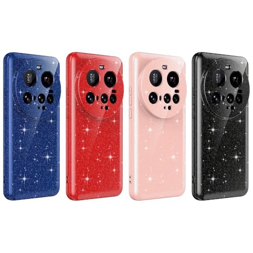 Coque Xiaomi 15 Ultra 5G bleu foncé silicone pailleté magnétique
