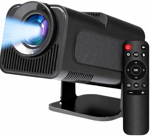 Projetor Portátil HY320 com WiFi 5G, Bluetooth 5.0, Android 11, S...