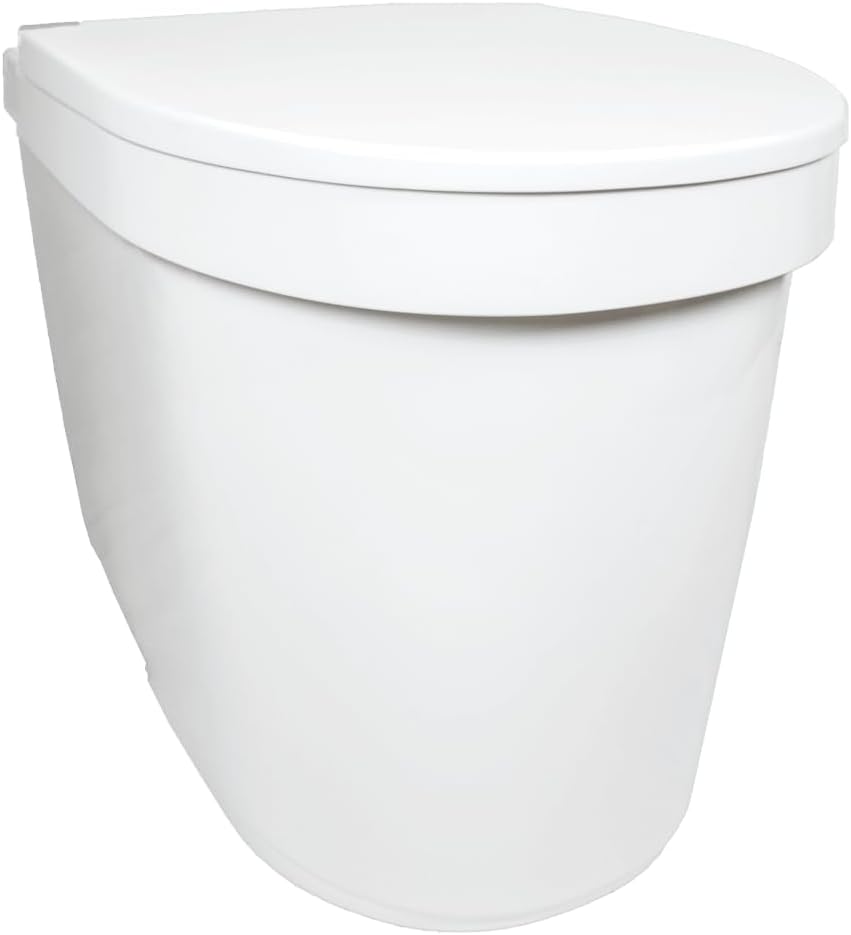 Separett Tiny Self-Contained Urine-Separating Compost Toilet | Built-in Urine Container with Emptying Sensor | No Additives or Mixing Needed | for Vans, RVs, Cabins, and Boats