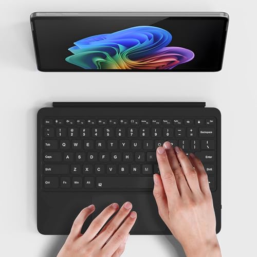 Teclado Bluetooth inalámbrico de 12 pulgadas magnético portátil con touchpad para tablet de 5.2 5