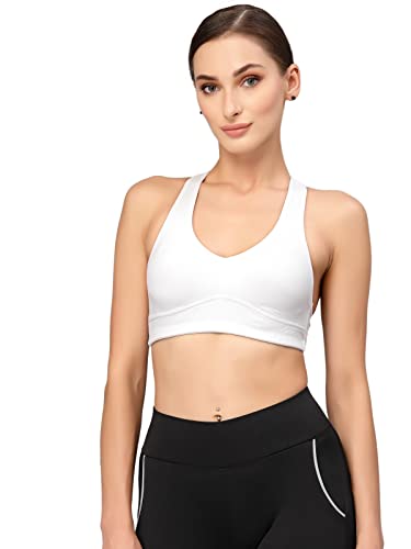 Image of Style Quotient Adults-Women Black Solid Sports Bra