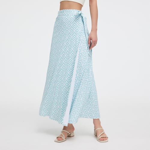 Women's UPF50+ Sun Protection Convertible Dresses Swim Cover Ups Beach Long Skirts Boho Sun Shawl Multi-Way Wrap3