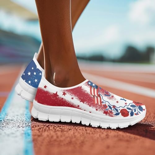 Image of Jeiento Cute Dog Women's Casual Slip On Shoes Loafers Sneakers for Women