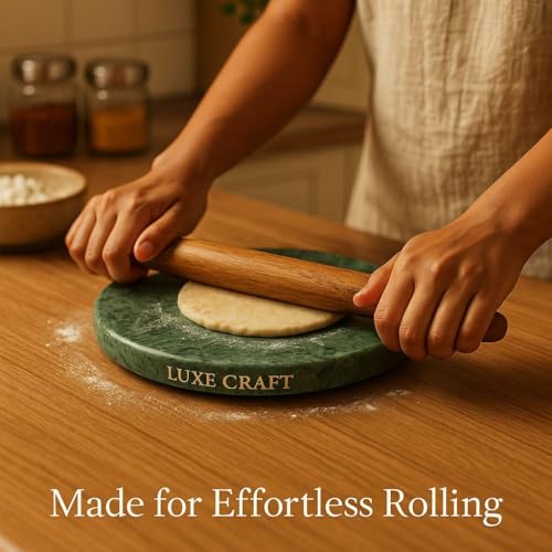 Image of Chakla Belan Set Chapati Roller Chapati Maker Chakla for Kitchen Chapati Board Chakla Belan Rolling Pin Chapati Roller and Board Rolling Pin and Board Marble Set