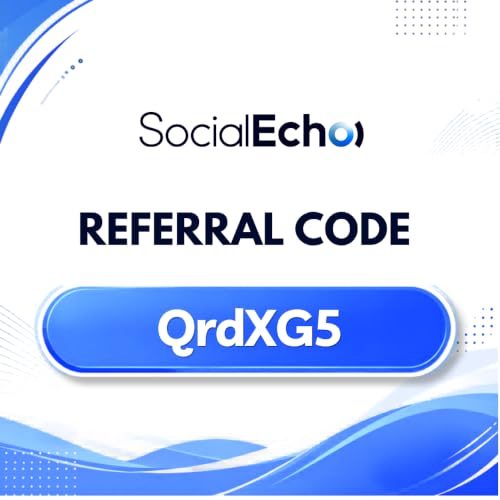 『SocialEcho Referral code &rdquo;7Ea4Tm&rdquo; - Get upto 20% Off on Annual Plan』のカバーアート