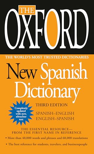 Compare Textbook Prices for The Oxford New Spanish Dictionary: Third Edition Reissue Edition ISBN 9780425228609 by Oxford University Press