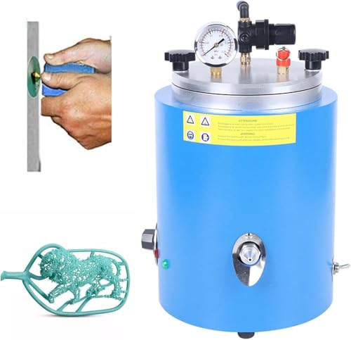 2.2L Wax Injector, 500W Wax Injector Machine, Adjustable Temperature 86-230°F Wax Casting Machine, Round Barrel Mold Casting Wax Injection Wax Machine for Jewelry Wax Injection