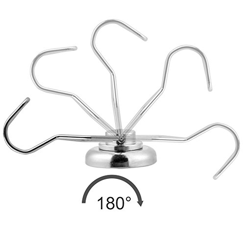 image for HHOOMY 30lb Swivel Swing Powerful Magnetic Hooks Magnetic Swivel Hooks