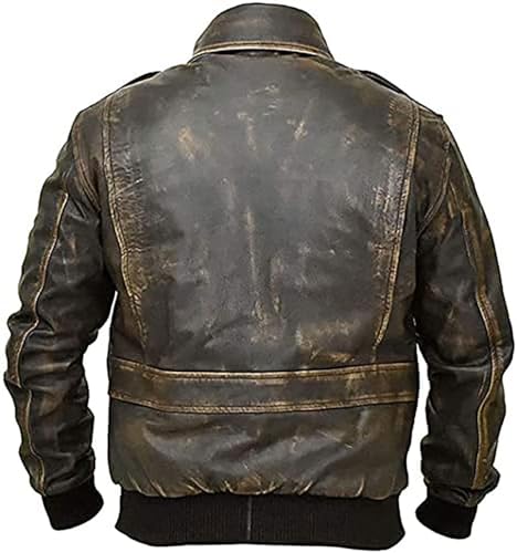 Fancyd Men's Genuine Lambskin Leather Classic Biker Style Jacket | lambskin Jackets Men4