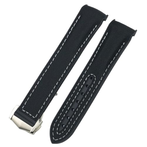 Bracelet Nylon Haute Densité Incurvé pour Omega Seamaster 300 et Planet Ocean