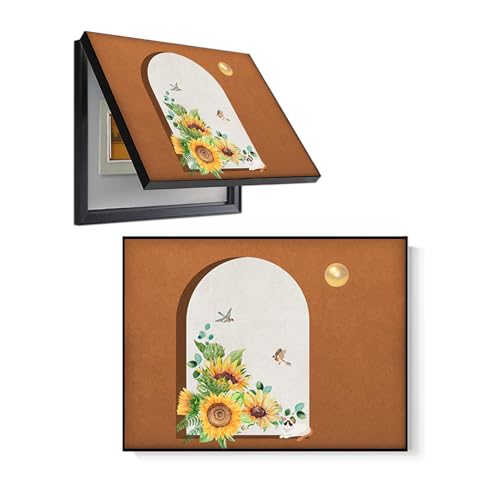 Peintures décoratives pour porche et compteur électrique de maison moderne