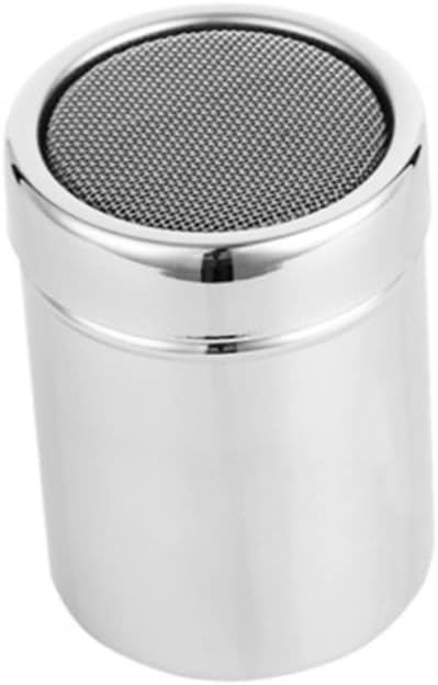6 Pcs Stainless Steel Shaker Kitchen Tool Moisture-Proof Shaker Easy to Clean Shaker Pepper Bottle Sifter Bottle Jar Seasoning Shaker Sugar Shaker Dense Hole Sugar Bowl