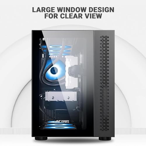 Fusionit Assembled Gaming Pc RTX 3050 with Ryzen7 5800X (16 Gb Ddr4/1 Tb/500 Gb Ssd Nvme Wd/8 Gb Ddr5 Graphic Card Rtx3050/27 Inch IPS Screen Samsung/Keyboard and Mouse_RTX 3050 Gpu/CPU Cooler