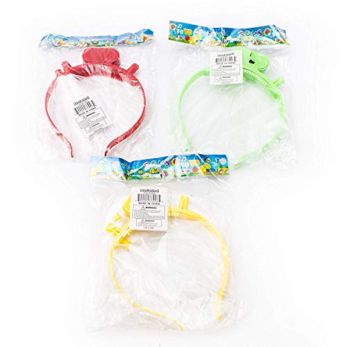 Fun Central 12 Packs - Led Head Boppers - Light Up Fiber Optic Headbands - Assorted #TOP4