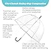 totes Adults and Kids Clear Bubble Umbrella with Dome Canopy, Lightweight Design, Wind and Rain Protection Umbrella, Dots, Adults - 51