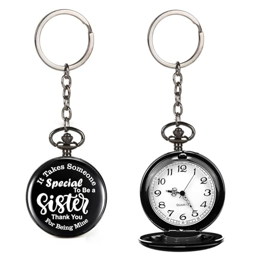 GT Gala Time Pocket-Watch Keychain Creative Rakshabandhan Gifts, Birthdays Keychains Gifts for Sisters,siblings and Friends, Unique Keyring (Special Sister)