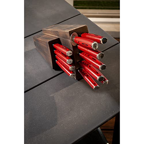 BUBBA Complete Kitchen and Steak Knife Set for all your kitchen cutting