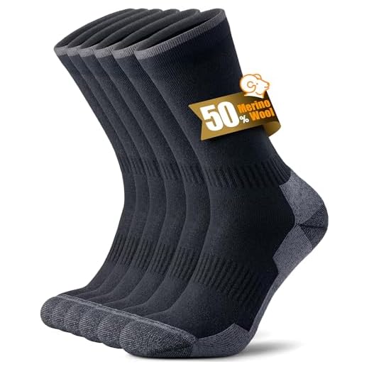 Merino Wool Thermal Hiking Socks 3 Pack