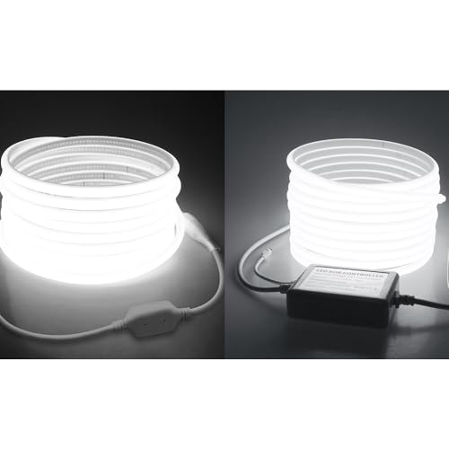 Tira de luces LED Neon rígida blanca 6m flexible alta luminosidad miniatura 1