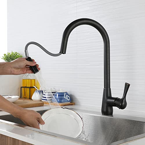 Robinet de cuisine en laiton HJMMHX mitigeur évier durable - 2