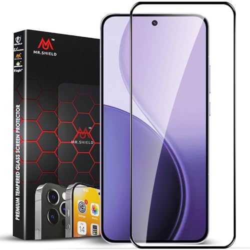 Image of Mr.Shield Top-Notch HD+ Tempered Glass Screen Protector Guard for Oppo Reno 14 5G (6.59 inch), 9H Hardness, Military Grade Protection, Easy Installation kit