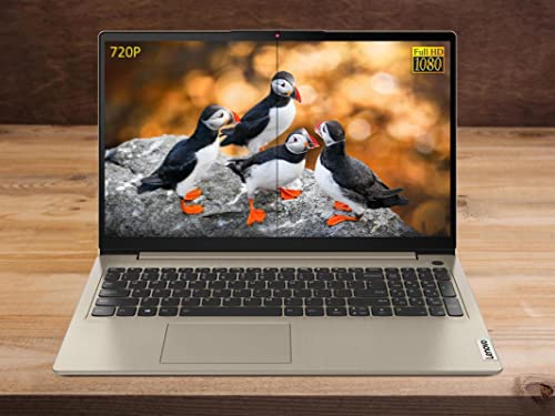 Image of Lenovo Ideapad 3i Laptop, 15.6 inch FHD Touchscreen, Intel Core i3-1115G4, 8GB DDR4 RAM, 512GB NVMe TLC SSD, Windows 11 S, with TWE Wireless Mouse, Sand