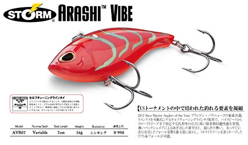 Rapala(ラパラ) バイブレーション ストーム アラシ バイブ 7cm 16g グリーンギル #691 AVB07-691 ルアー 2枚目