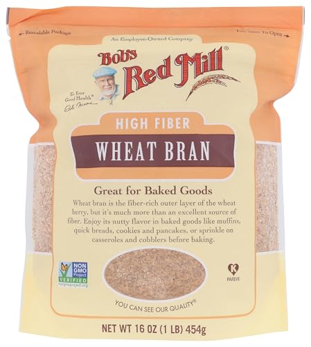 Image of Bob's Red Mill Wheat Bran, 16oz (Pack of 1) - Non GMO, Vegan, Kosher